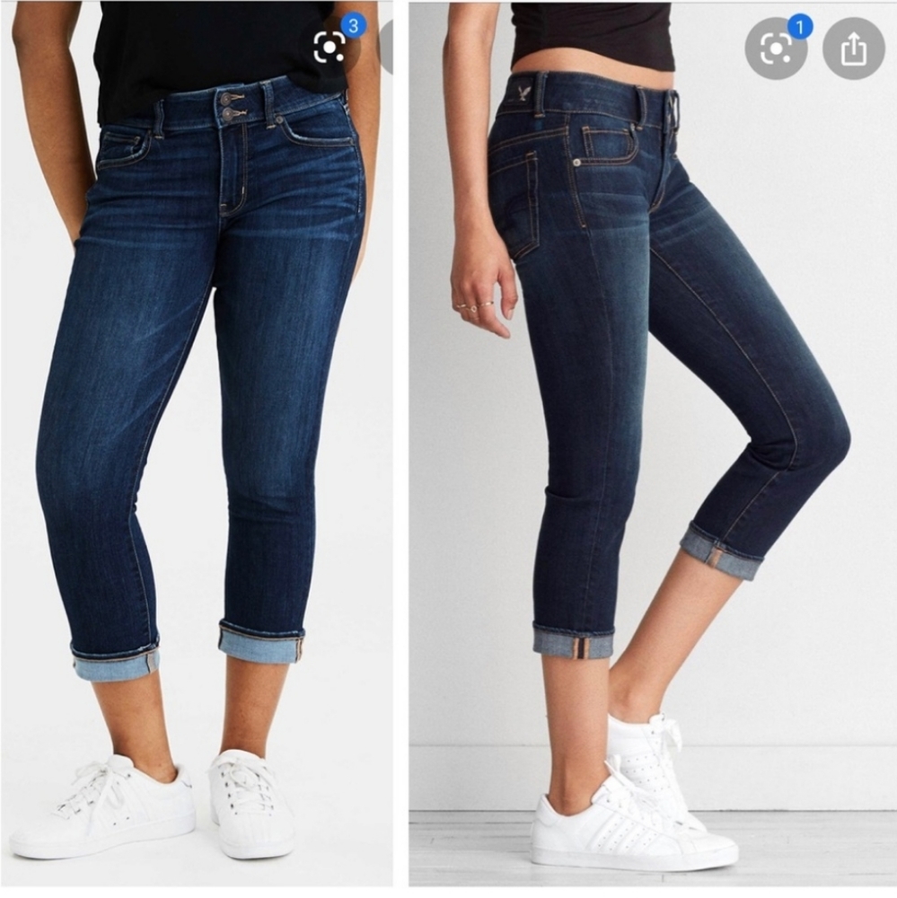 American Eagle Outfitters Artist Crop Capri Jeans